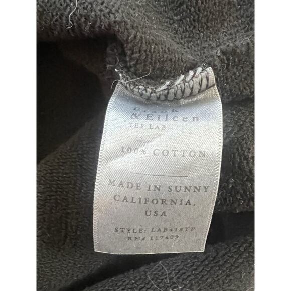 Frank & Eileen Izzie Sweatshirt Dress Funnel Neck Black Size M - Picture 5 of 7